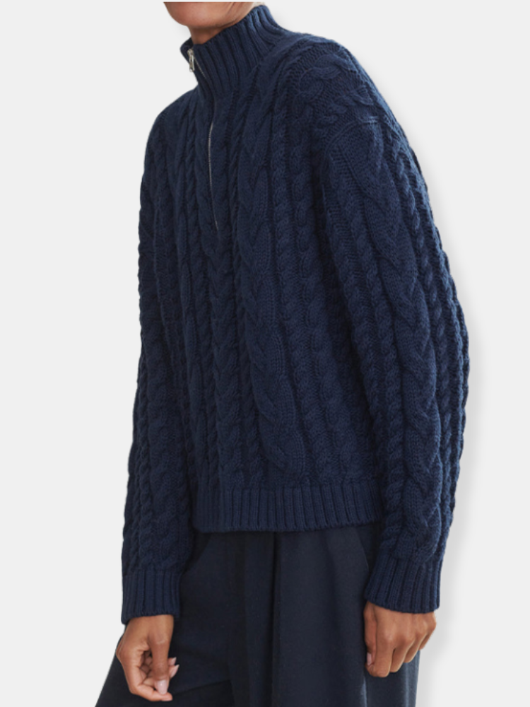 Old Money Quarter-Zip Polo