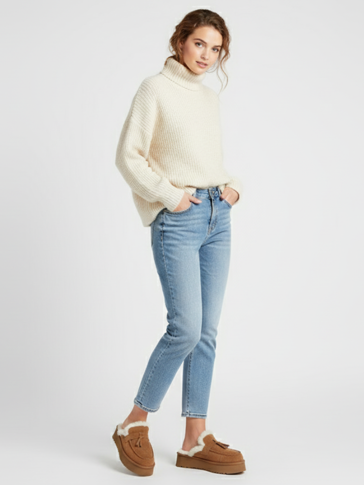 Ardena Shearling Suede Loafer