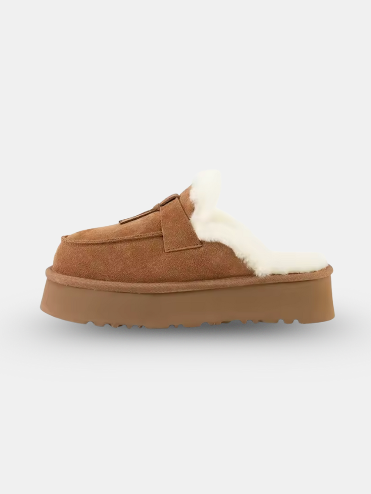 Ardena Shearling Suede Loafer