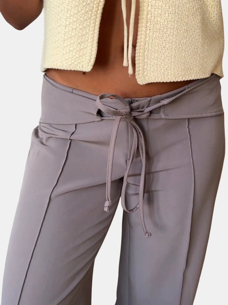 Kaia low-rise suit pants