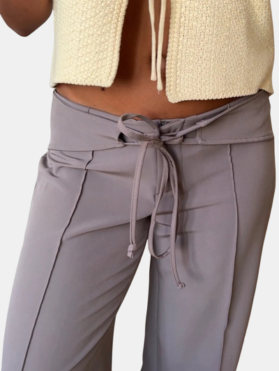 Kaia low-rise suit pants