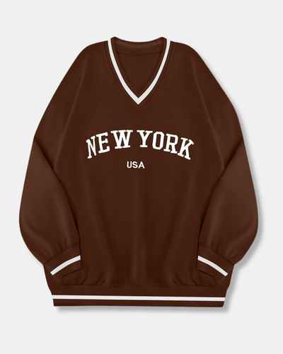 New York V-Neck Fleece
