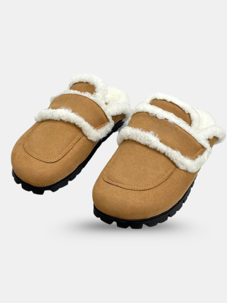 CLAYNE™ Shearling Slip-Ons