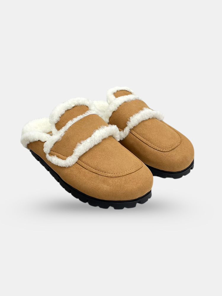CLAYNE™ Shearling Slip-Ons