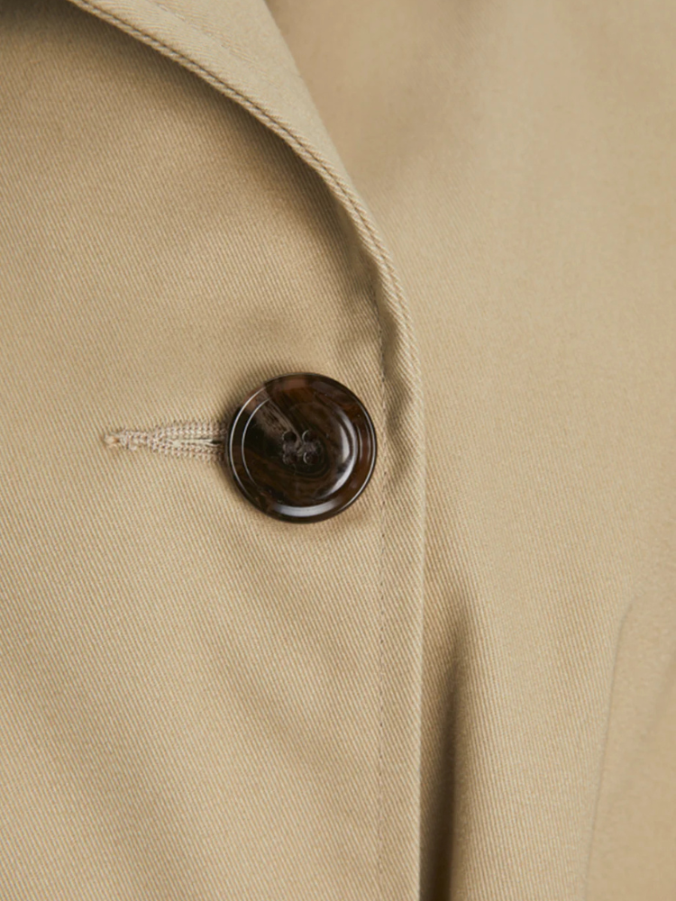 Clayne London Women’s Classic Beige Trench Coat