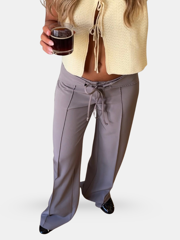 Kaia low-rise suit pants