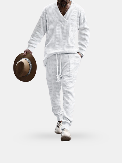 Athleisure Cable Jacquard Set