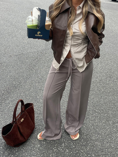 Kaia low-rise suit pants