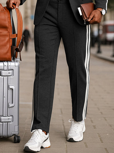 Modern Side Stripe Blazer Pants Set